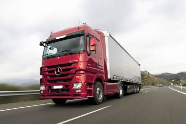 green electric battery driven truck ac units